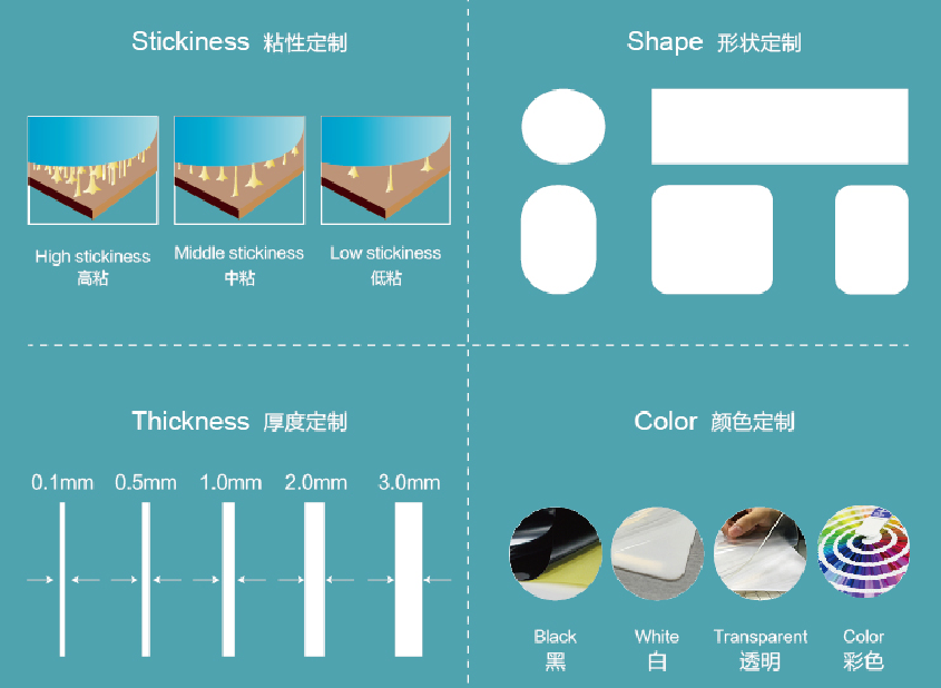 無痕可移膠定制方案